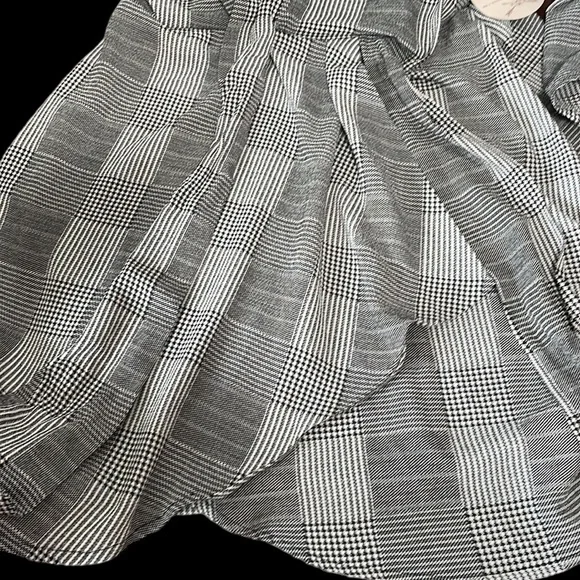 NWT Gypsies & Moondust Houndstooth Attached Wrap Skirt with Tie Dress Size L - Picture 15 of 16